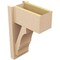 Ekena Millwork 8-in W x 14-in D x 22-in H Balboa Block Rough Cedar Woodgrain TimberThane Outlooker, Primed Tan OUTUR080X14X22BOA44RCPR - alternate 6